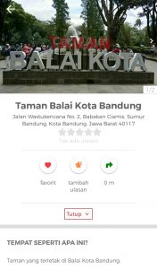 taman bunga di Bandung, Taman Balai Kota Bandung di aplikasi Cari Aja