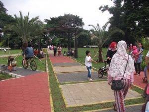 trek jogging di Bogor, Taman Heulang