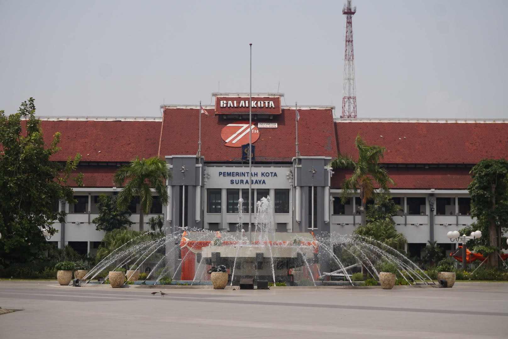  balai kota surabaya  tempat wisata terbaru Seputarkota 