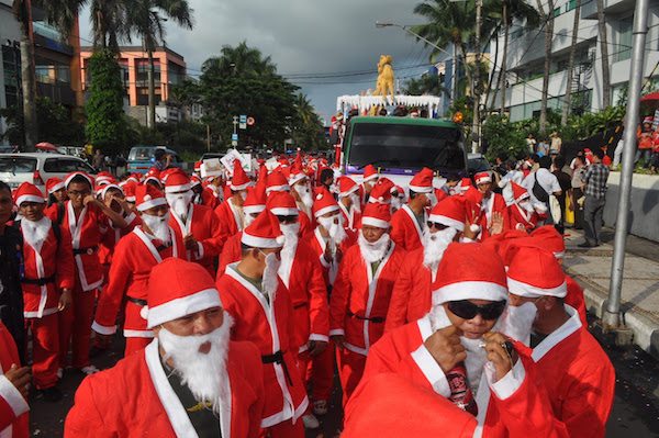 perayaan Natal di Indonesia, Kunci Taon di Manado, Seputar Kota